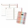 Cambridge Cher Weekly/Monthly Planner, Plaid Artwork, 8.5x6.38, 12-Month Jan to Dec: 2024 1676200